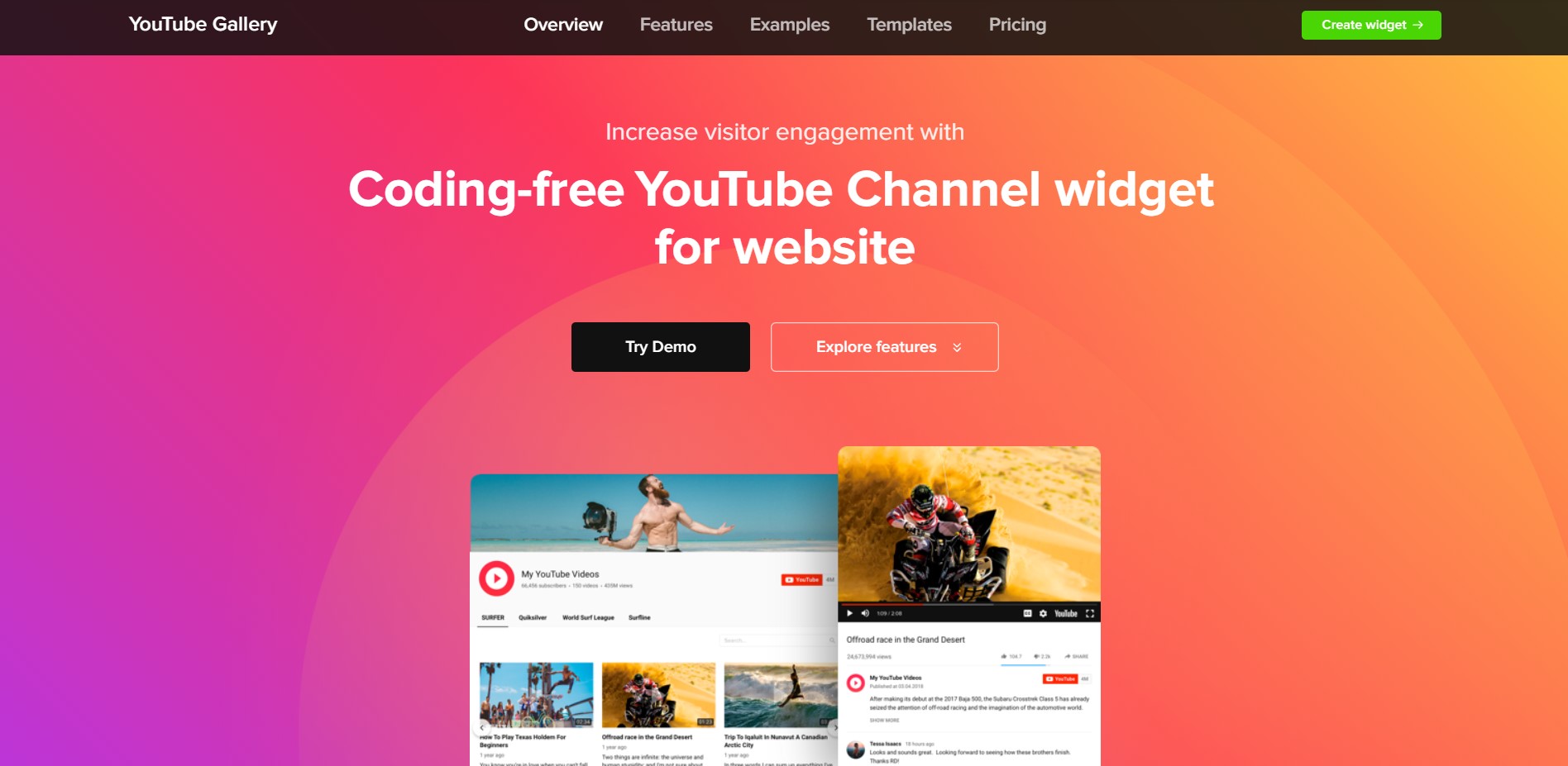 YouTube gallery WordPress YouTube plugin